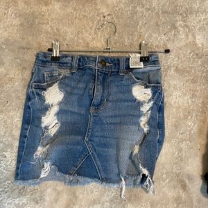 size 23 jean skirt